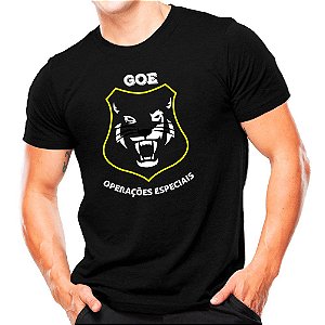 Camiseta Militar Estampada GOE