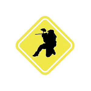 Adesivo Paintball