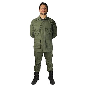 Farda Militar De Combate Cargo Verde