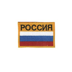 Bordado Termocolante Bandeira Nova Russia