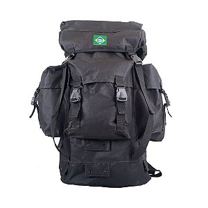 Mochila Paraquedista PQD Bordado Bandeira
