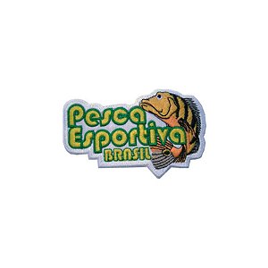 Bordado Termocolante Pesca Esportiva Brasil