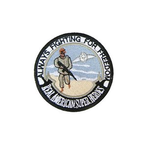 Patch Bordado Super Heroes com Fecho de Contato