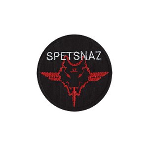 Patch Bordado Spetsnaz com Fecho de Contato