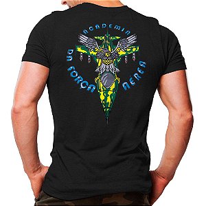 Camiseta Militar Estampada Academia da Força Aérea