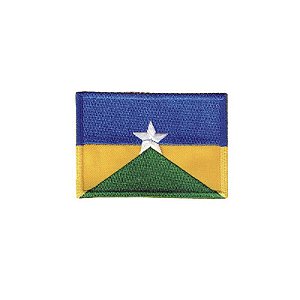 Bordado Termocolante Bandeira Rondônia