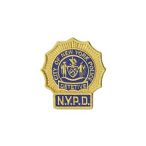 Patch Bordado Tcon y Police com Fecho de Contato