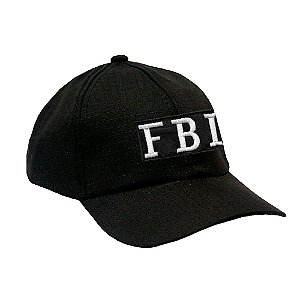 Boné Preto Militar Ripstop FBI