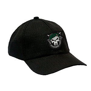 Boné Preto Militar Ripstop Opresso Liber