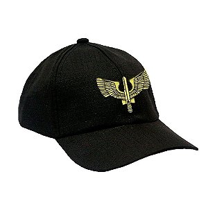 Boné Preto Militar Ripstop Sabre Alado FAB
