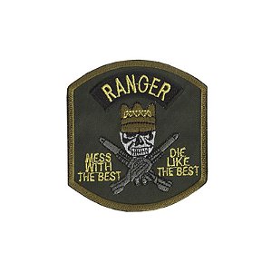 Patch Bordado Ranger I com Fecho de Contato