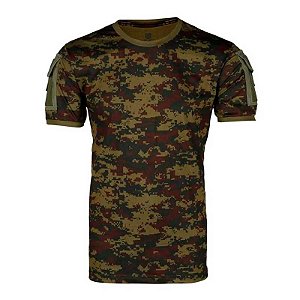 Camiseta Tática Masculina Ranger | Camuflado Multicam