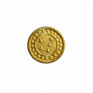 Botão Pequeno Dourado | Unidade