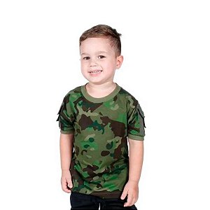 Camiseta Infantil Ranger | Camuflada Tropic