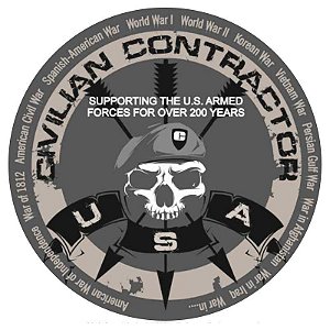Adesivo Civilian Contractor