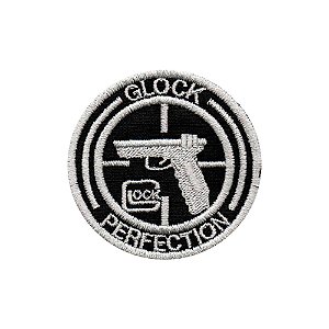 Patch Bordado Glock com Fecho de Contato