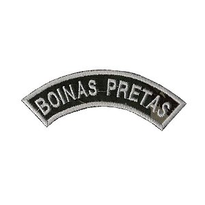 Bordado Termocolante Tarjeta Boinas Pretas