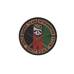 Bordado Termocolante Sniper Team Afghanistan