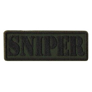 Bordado Termocolante Sniper Verde