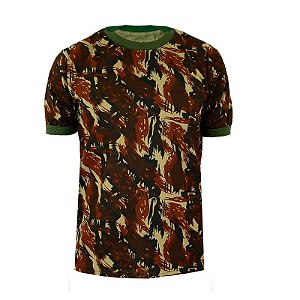 Camiseta Camuflada Exército Brasileiro em Algodão