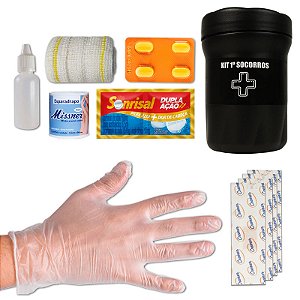 Kit Primeiros Socorros | Kit Atack One - Pote