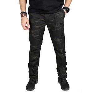 Calça Masculina Multiforce Multicam Black
