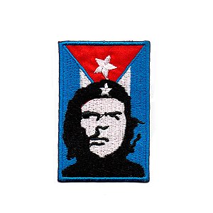 Patch Bordado Che Guevara com Fecho de Contato