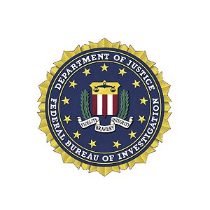 Adesivo FBI 8x10cm Alta Fixação Uso Externo