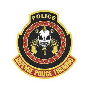 Adesivo Police Training 8x10cm Alta Fixação Uso Externo