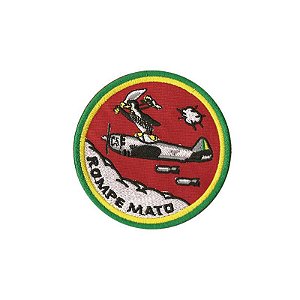 Patch Bordado Rompe Mato com Fecho de Contato