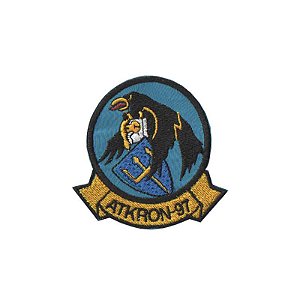 Patch Bordado Atkron | 97 com Fecho de Contato