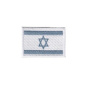 Bordado Termocolante Bandeira Israel