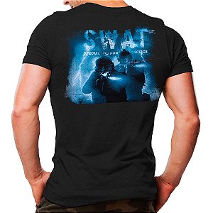 Camiseta Militar Estampada SWAT SP