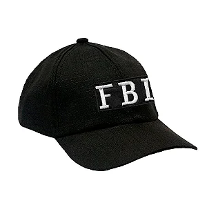 Boné Preto Militar Ripstop FBI