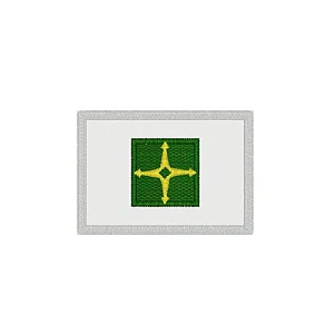 Bordado Termocolante Bandeira DF I-01