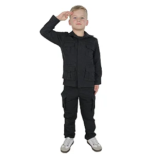 Farda Infantil Force Kids | Preta