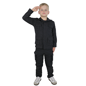 Farda Infantil Force Kids | Preta