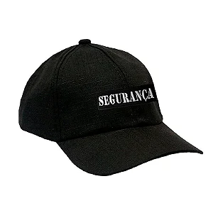Boné Preto Militar Ripstop Segurança Branco