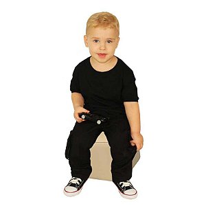 Camiseta Infantil Legacy | Preta
