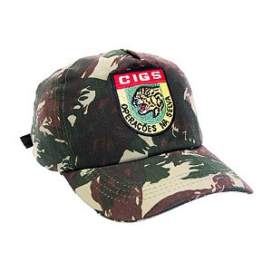 Boné Camuflado EB Militar Ripstop com Patch CIGS