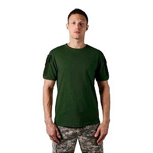 Camiseta Tática Masculina Ranger | Verde Escuro