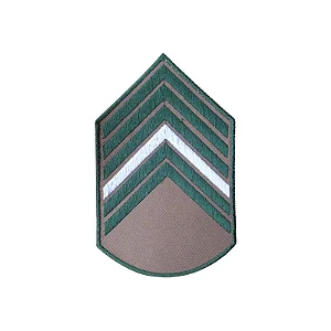 Divisa Bordada 1° Sargento Bege