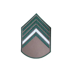 Divisa Bordada 2° Sargento Bege