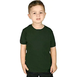 Camiseta Infantil Soldier | Verde Escuro