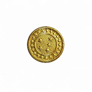 Botão Pequeno Dourado | Unidade