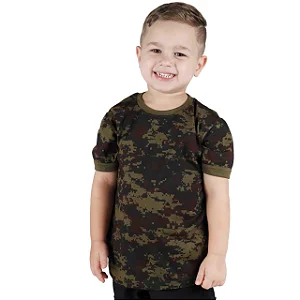 Camiseta Infantil Soldier | Camuflado Digital Argila
