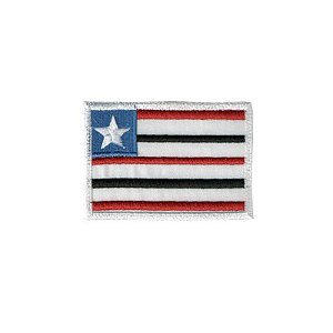 Patch Bordado Bandeira Maranhão com Fecho de Contato