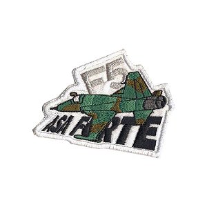 Patch Bordado F5 - Asa Forte com Fecho de Contato