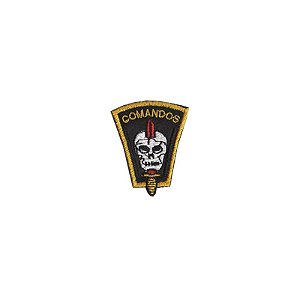 Patch Bordado Brevet Comandos Com Fecho de Contato