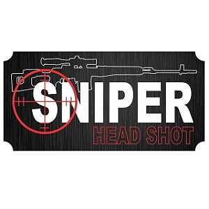 Adesivo Sniper HeadShot